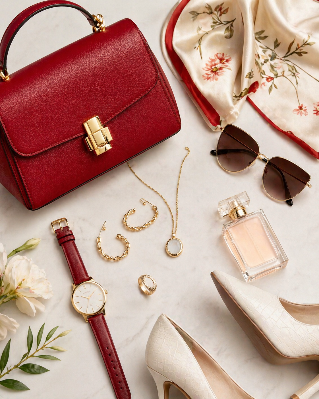 Ruby Luxe Handbag
